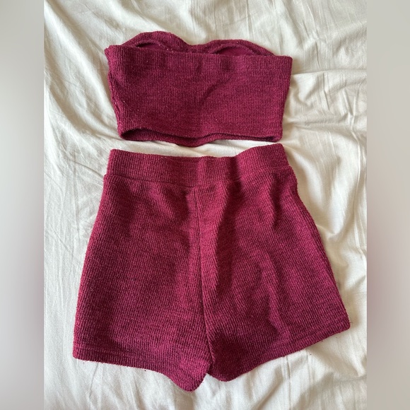 Red / Burgundy - Loungewear Set | Size: XS | Brand New - Picture 2 of 2